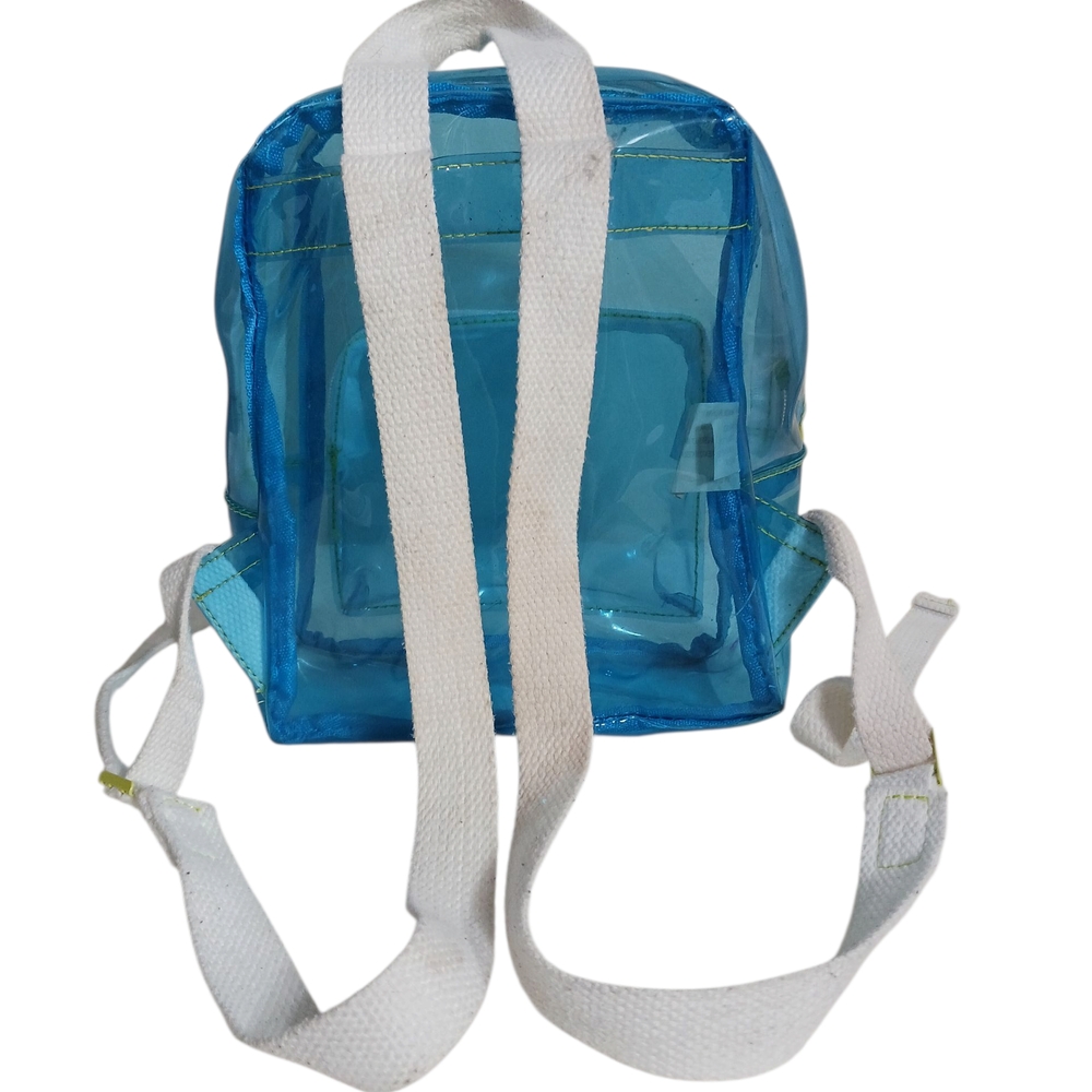 Blue Transparent Mini Backpack - Picture 3 of 4